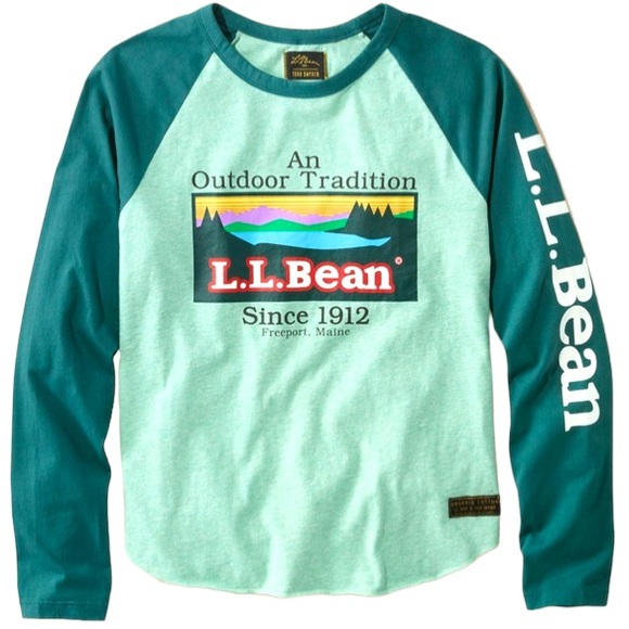 Todd Snyder Other - TODD SNYDER + L.L. BEAN
Graphic Heather Organic Jersey Raglan Long Sleeve T sz S